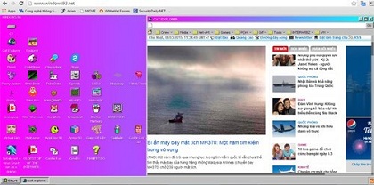 Windows 93 'hồi sinh' trên trình duyệt web