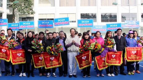 Đoàn Trường cao đẳng Kinh tế - Tài chính Thái Nguyên đạt thứ hạng cao trong giải Tennis Người giáo viên Nhân dân